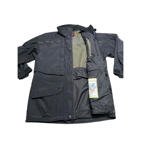 Marmot Men’s Gore-Tex Waterproof / Windproof Black Jacket / Winter Coat - L - Picture 3 of 8